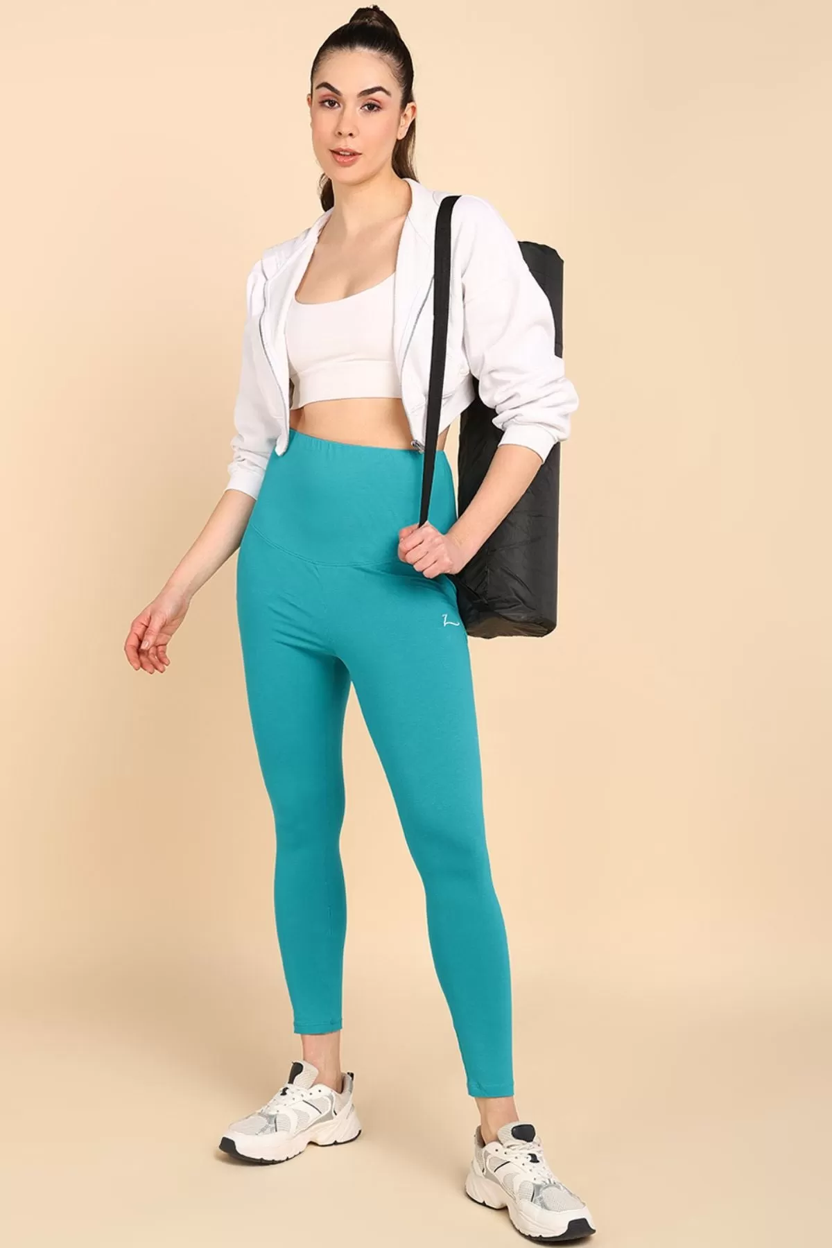 247 Zactive™ Sea Green Maternity Leggings (Pregnancy & Postpartum)